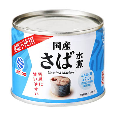 Umios　さば水煮　食塩不使用　190ｇ