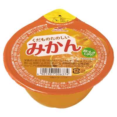 マルハニチロ くだものたのしい みかん 180g