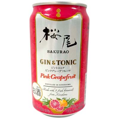 サクラオ　ジントニック　ピンクグレープフルーツ　350ｍｌ
