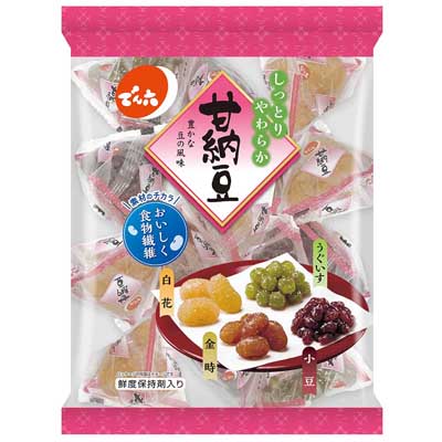 でん六 しっとりやわらか甘納豆 180g