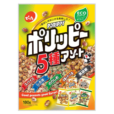 でん六 ポリッピーアソート180g