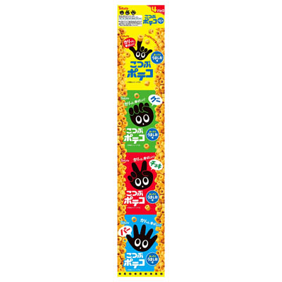 東ハト こつぶポテコ あっさりうましお味 14g×4連