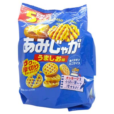 東ハト　５Ｐあみじゃがうましお味 75g