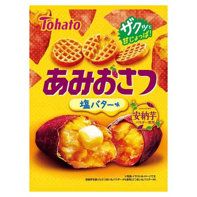 東ハト　あみおさつ塩バター味　51ｇ