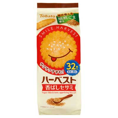 東ハト　ハーベスト　香ばしセサミ　4枚×8包
