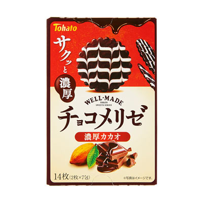 東ハト チョコメリゼ 濃厚カカオ 2枚×7包