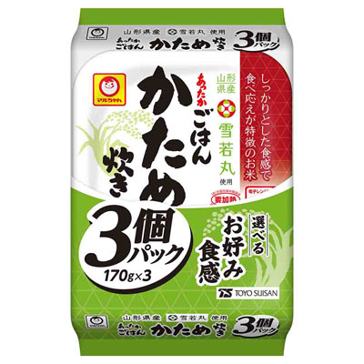 マルちゃん あったかごはん かため炊き 170g×3個パック
