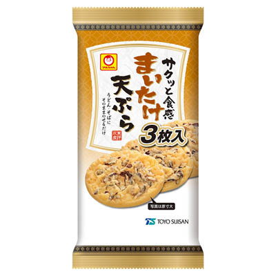 マルちゃん　サクッと食感　まいたけ天ぷら　3枚入