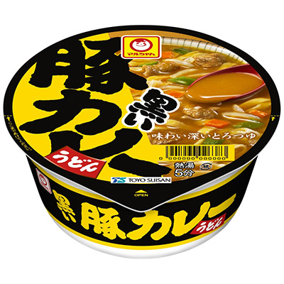 マルちゃん　黒い豚カレーうどん　８７ｇ