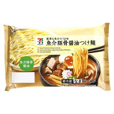 セブンプレミアム 魚介豚骨醤油つけ麺 2食入