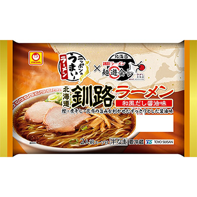 マルちゃん ニッポンのうまい!ラーメン 北海道釧路ラーメン 和風だし醤油味 2人前