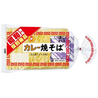 東洋水産 マルちゃん 焼そば 昭和発売 復刻商品カレー焼そば 3食
