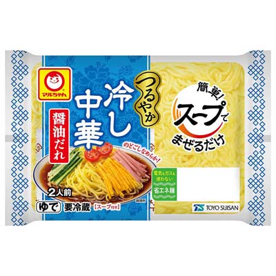 マルちゃん　つるやか冷し中華　醤油だれ　2人前