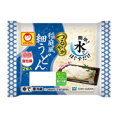 マルちゃん　つるやか稲庭風細うどん　2食入