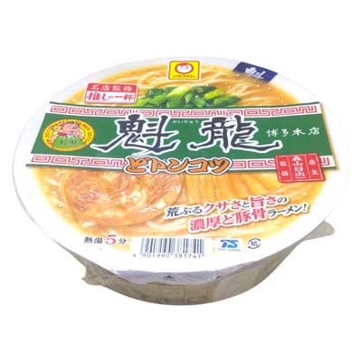 マルちゃん推しの一杯魁龍どトンコツ　124g