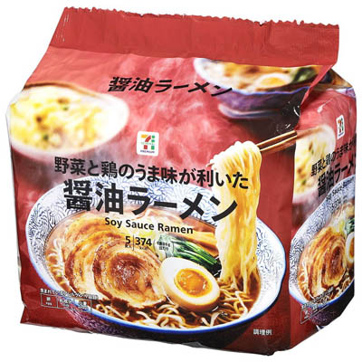 セブンプレミアム　醤油ラーメン　5食入