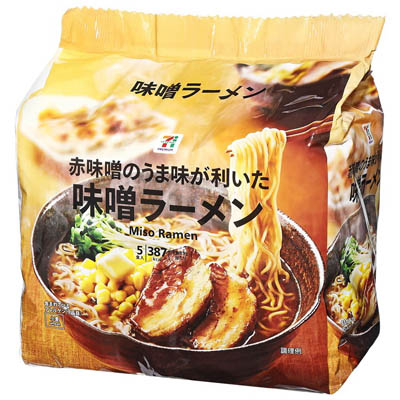 セブンプレミアム　味噌ラーメン　5食入