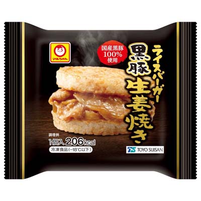 東洋水産　ライスバーガー黒豚生姜焼き　1個