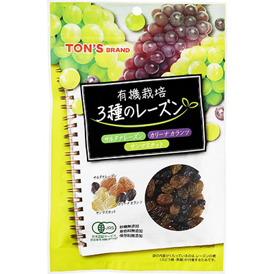東洋ナッツ 3種のレーズン160g