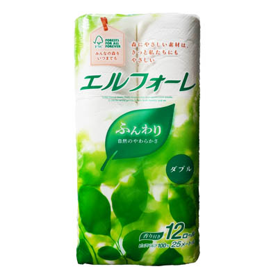 エルフォーレ トイレットティシュー ダブル 12ロール