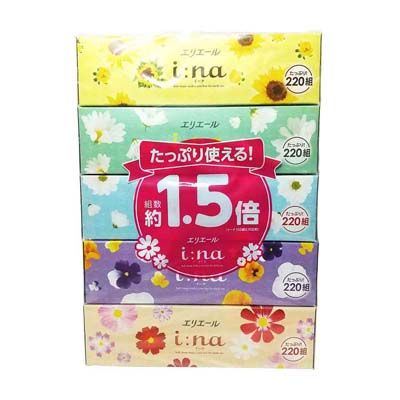エリエールイーナティッシュ220組x5個
