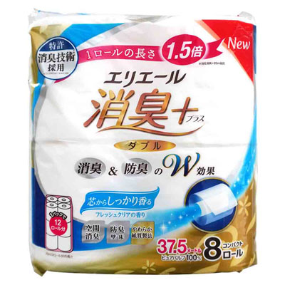 エリエール 消臭プラス ダブル 8ロール