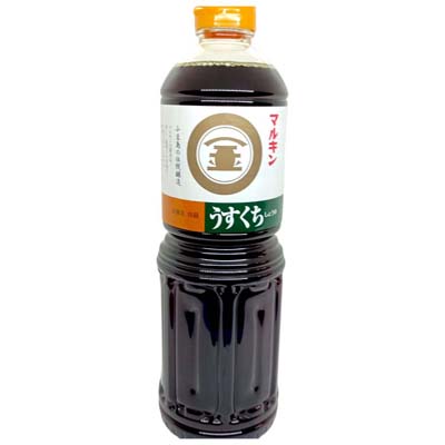 マルキン　醤油　うすくちしょうゆ 1000ml