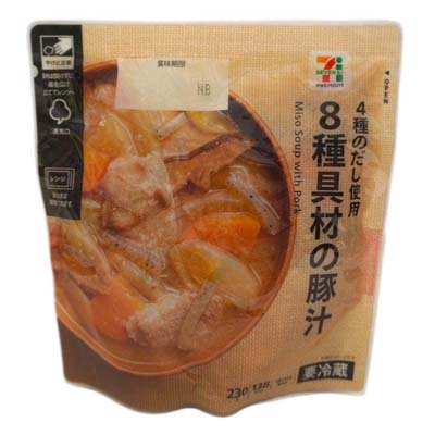セブンプレミアム　8種具材の豚汁　230ｇ