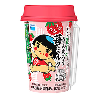 タカナシ きんたろうつぶつぶ苺ミルク