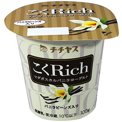 チチヤス　こくＲＩＣＨマダガスカルバニラヨーグルト