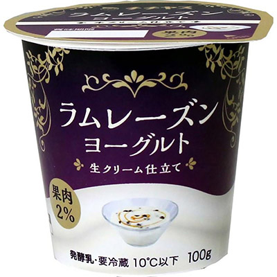 チチヤス　ラムレーズンヨーグルト