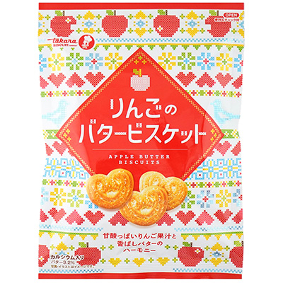 宝 りんごのバタービスケット 120g