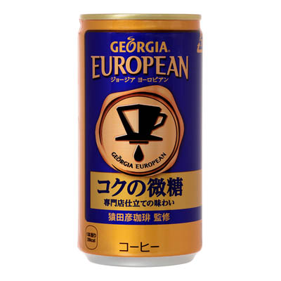 ジョージアヨーロピアンコクの微糖185g