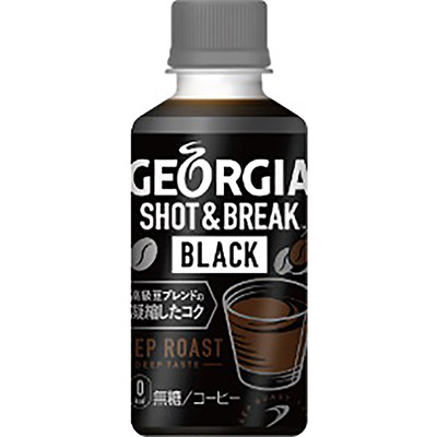 ジョージア ショット&ブレイク ブラック 195ml