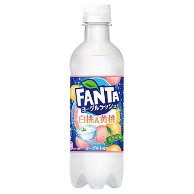 ファンタ　ヨーグルラッシュ　白桃＆黄桃　３８０ｍｌ