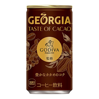 ジョージア ゴディバ監修 テイストオブカカオ 185g