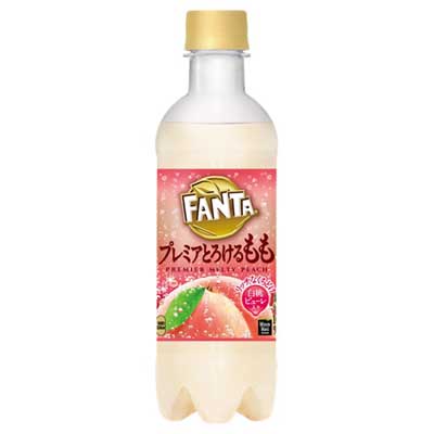コカ・コーラ　ファンタ　プレミアとろけるもも　３８０ｍｌ