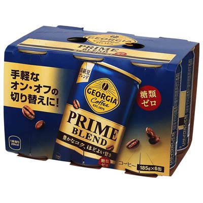 コカ・コーラ　ジョージア　プライムブレンド　185ｇ×6缶