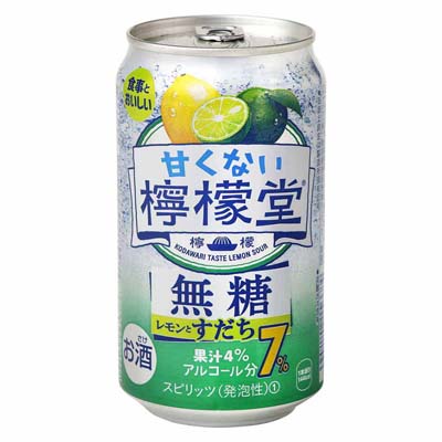 コカ・コーラ　甘くない檸檬堂　無糖レモンとすだち　350ｍｌ