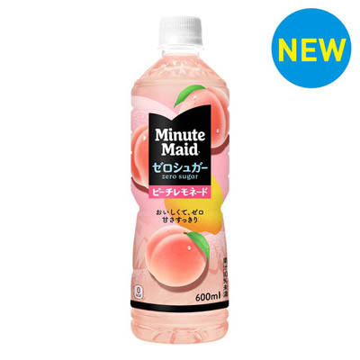コカ・コーラ　ミニッツメイドゼロシュガー　ピーチレモネード　600ｍｌ