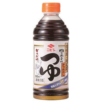ニビシ　四季のつゆ　かつお味　濃厚２倍　５００ｍｌ