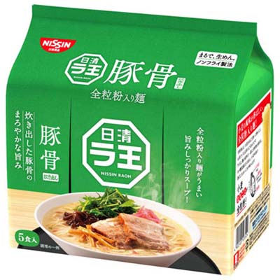 日清　ラ王豚骨　５食入