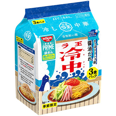 日清ラ王冷し中華醤油だれ３食パック