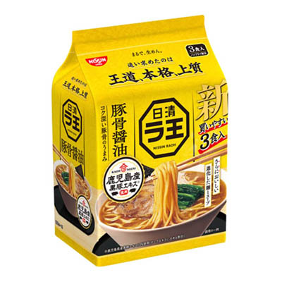 日清ラ王　豚骨醤油　３食入