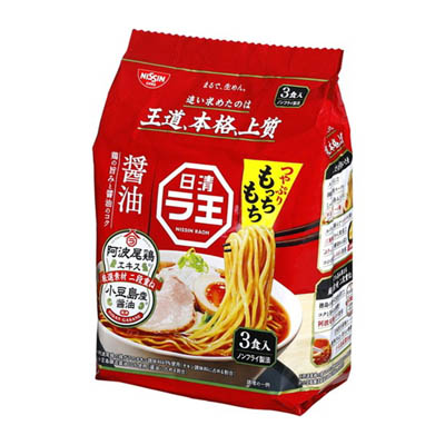 日清　ラ王醤油３食パック　２７３ｇ