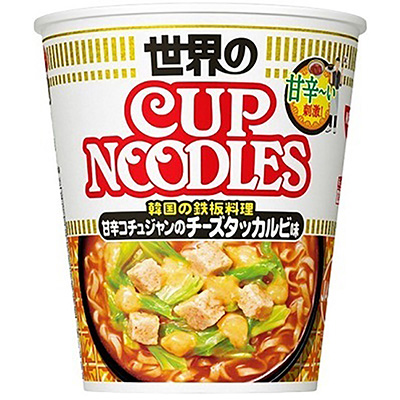 日清　カップヌードル　甘辛コチュジャンのチーズタッカルビ味　８４ｇ