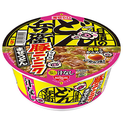 日清　どん兵衛まぜうどん　クサ旨豚ニンニク　汁なし　９７ｇ