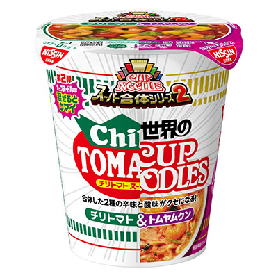 日清　カップヌードルスーパー合体シリーズ２　チリトマト＆トムヤムクン　７７ｇ