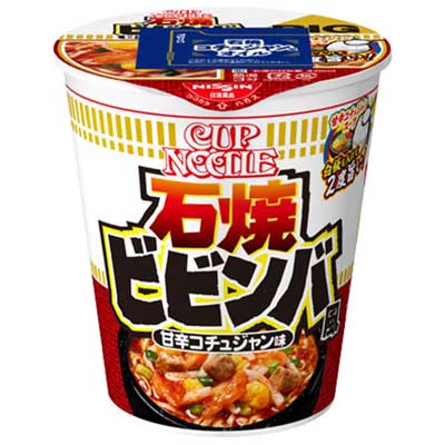 日清　カップヌードル石焼ビビンバ風甘辛コチュジャン味　ビッグ　１０２ｇ