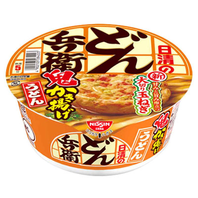 日清のどん兵衛　鬼かき揚げうどん　96ｇ